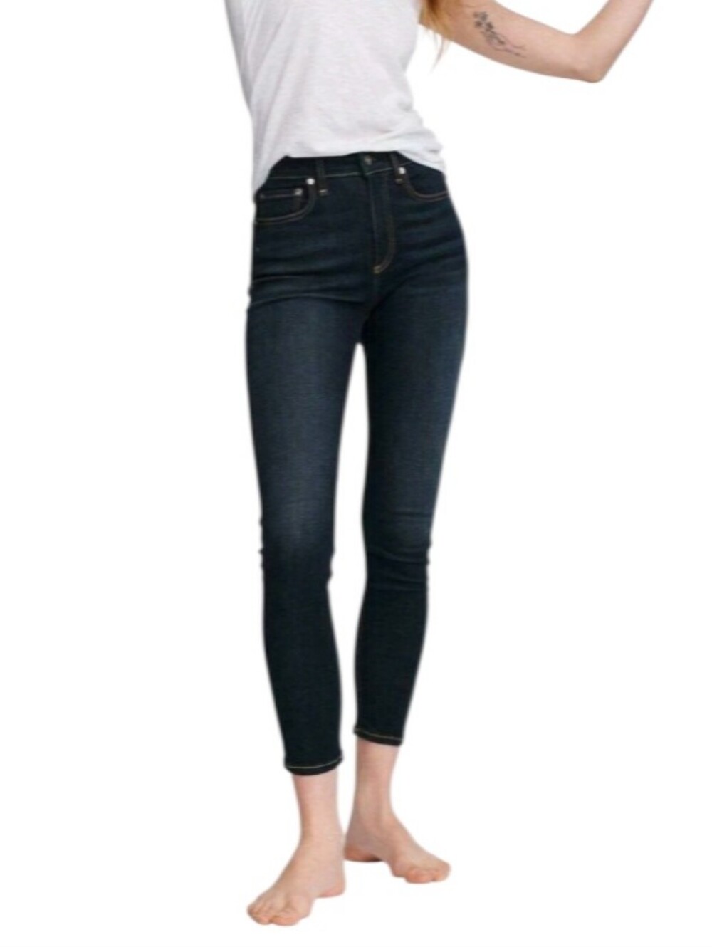 Rag & Bone High-Rise Skinny Ankle Jeans
